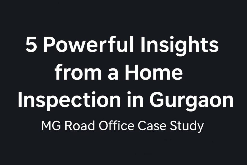 5 powerful insights from a home inspection in gurgaon – mg road office case study (1) 5 powerful insights from a home inspection in gurgaon – mg road office case study (1)