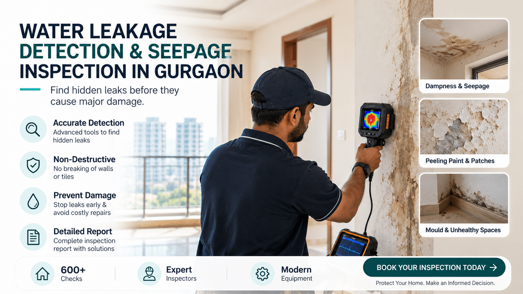 Seepage inspection in gurgaon