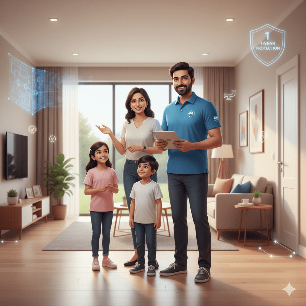 Two years property inspection and maintenance 2-years warranty on full home inspection and maintenance