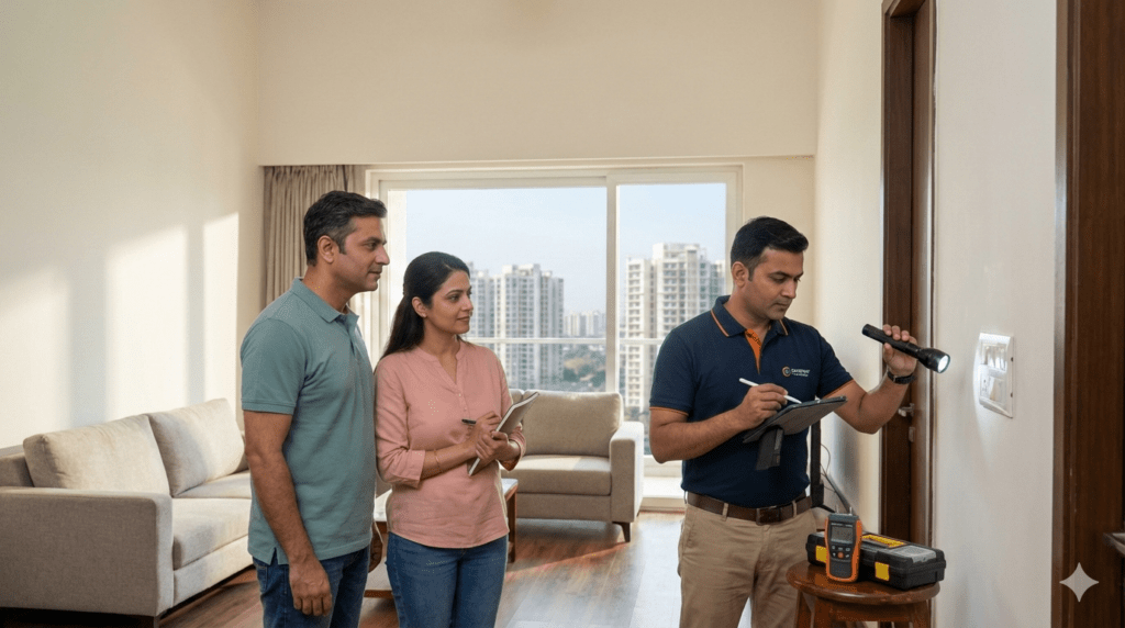 Home inspection before buying a flat