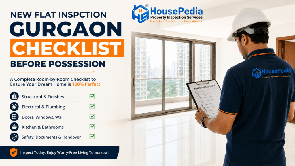 New flat inspection gurgaon checklist before possession