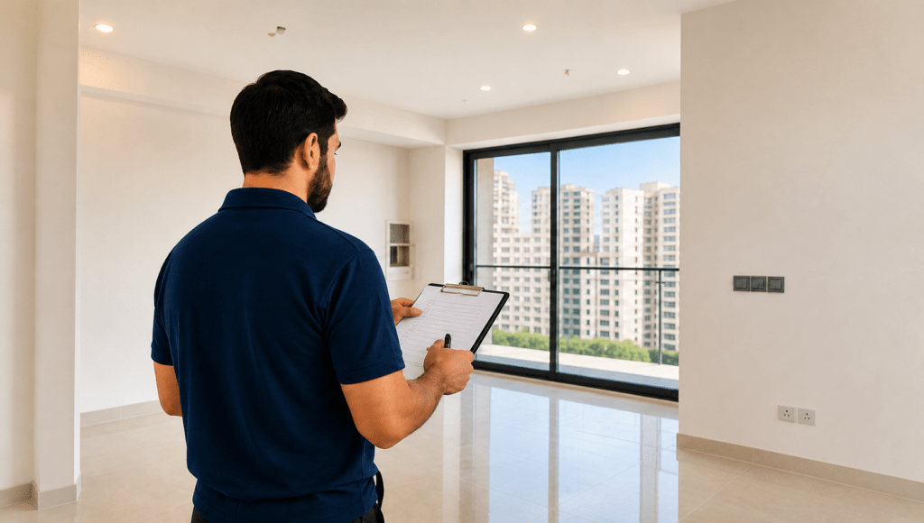 New flat inspection