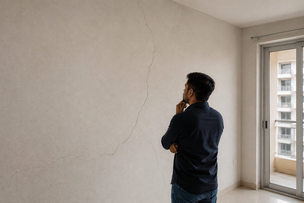 Cracks in new flats