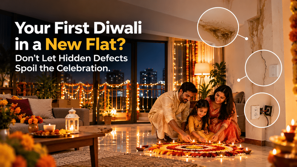 Your first diwali in a new flat? Don’t let hidden defects spoil the celebration 1 Pre possession inspection gurgaon